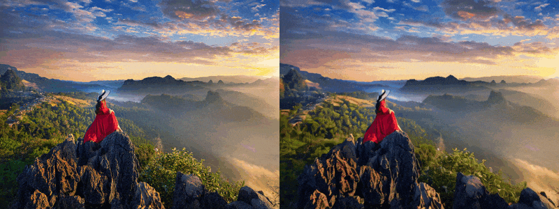 girl On Cliff